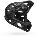 Bell Super Air R Spherical Hjelm Matte/Gloss Black Camo, Str. S