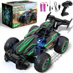 Perbabe Voiture Télécommandée, 1:18 RC Voiture 2.4GHz 20 km/h High Speed Voiture Telecommandé Enfant avec Batterie Rechargeable Buggy Telecommande Tout Terrain Cadeau pour Filles et Garçons