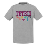 T-Shirt Enfant Tetris Jeux Vidéo Retro Gaming Vintage