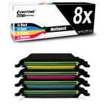 8x Toner for Samsung CLP-620-ND CLX-6250-FX CLX-6220-FX CLP-670-N CLP-670-ND