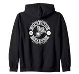 The Office Schrute Farms White Zip Hoodie