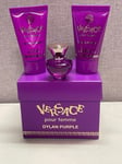 VERSACE DYLAN PURPLE FEMME MINI 5ML EDT + 25ML SHOWER GEL + 25ML BODY LOTION