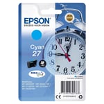 Epson Ink Cartridge for WF-3620DWF WF-36 Singlepack Cyan 27 DURABrite Ultra