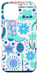 Coque pour iPhone 12 mini Teal Pink Cowboy Boot Cowgirl Hat Long Live Western Cowgirls