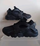 NIKE AIR HUARACHE SIZE UK 5.5 EUR 39 (DH4439 001) BLACK