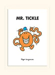 Mr Men & Little Miss Men-Mr Tickle Mounted 30 x 40cm Print, Multi-Color