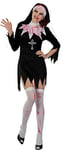 Ciao- Costume Suora Zombie, Taglia Unica Adulto, Femme, 62184, Blanc, Noir