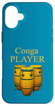 Coque pour iPhone 16 Plus Instrument de musique à percussion Conga