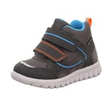 Superfit Boys SPORT7 Mini Leicht gefütterte Gore-Tex Sneaker, GRAU/TÜRKIS 2010