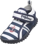 Playshoes UV Protection Aqua Maritime, Boys Beach & Pool Shoes, Original Blue, 10.5 Child UK (28/29 EU)