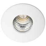 SG Armaturen Nano Downlight 1 W, mellomstrålende, hvit 2700 K