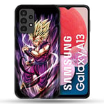 Coque pour Samsung Galaxy A13 / A04S Manga Dragon Ball Sangohan Violet