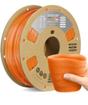 OVERTURE TPU High Speed Filament 1,75 mm, Flexible 95A TPU Roll, bobine de 1 kg (2,2 lb), Précision Dimensionnelle +/- 0,02 mm, Pour Imprimante 3D (HS Orange)