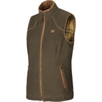 Härkila Sandhem lady fleece waistcoat Willow green melange M