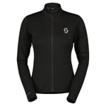 SCOTT Gravel Merino Warm Langermet Jersey Sort til Kvinner - Størrelse X-Small