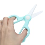 (Green)Baby Food Ceramic Scissors Infant Feeding Aid Scissors Portable For Ba