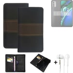 Phone Case + earphones for Nokia G42 5G Wallet Cover Bookstyle protective