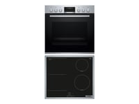 Bosch Hnd616ls62 - Hea517bs1+Nvs645cb6e - Oven Med Komfyrtopp - Innebygd - Med Selvrens