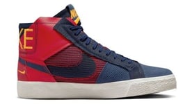 Chaussures nike sb blazer mid bleu rouge