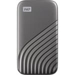 WD My Passport 1 TB Disque dur externe SSD 2,5 USB-C® gris WDBAGF0010BGY-WESN