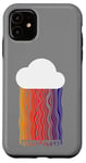 iPhone 11 Cloud with Rainbow Rain Code Wave Case