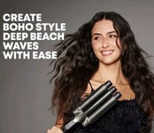 Revamp Progloss Deep Beach Waver Hair Styler WV2000GB New In Box