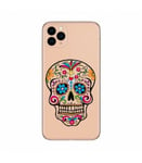 Coque iphone 11 PRO MAX mort mexicaine calavera transparente