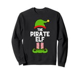 Funny The Pirate Elf Christmas Family Party Pajama Sweatshirt