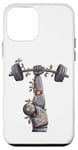 Coque pour iPhone 12 mini Bras robotique de force cybernétique pour entraînement fitness gym