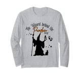 The Wizard behind The Pumpkin Seed Halloween Pregnancy Men Long Sleeve T-Shirt