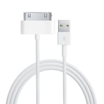 Cable USB Chargeur Blanc pour Apple iPhone 4 / 4S / 3G / 3GS [Phonillico]