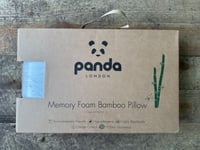 Panda Memory Foam Bamboo Pillow Tripe Layer Luxury Soft Hypoallergenic Cushion