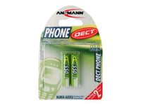 Ansmann Dect - Batterier 2 X Aaa - Nimh - 550 Mah