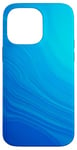 Coque pour iPhone 14 Pro Max Bleu minimaliste