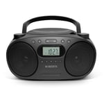 Roberts Zoombox FM Portable CD Player FM AM Radio Black