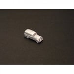 Miniature Renault Juvaquatre ou Dauphinoise, en étain poli 1/160e