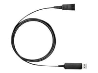 Jabra Link 230 - Hodesettadapter - Usb Hann Til Quick Disconnect