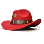 10cm iso lieri Cowboy hattu 2023 Syksy Talvi kihara lieri punk tyyliin iso lierinen miesten ja naisten siisti pyöräilyhattu Western Cowboy hattu