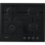 8003437644276 AKT 6455/NB1 hob Black Built-in Gas 4 zone(s)