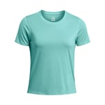 Under Armour Womenss UA Launch T-Shirt in Green material_Synthetic - Size 8 UK