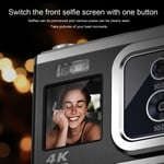 Small Digital Camera 4K HD Dual Cam Dual IPS Screen 16X Zoom Auto Focus NEW