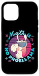 Coque pour iPhone 12/12 Pro Math is No ProbLlama Jeu de mots amusant en forme de lama