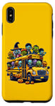 Coque pour iPhone XS Max School Bus Halloween Creepy Witch Zombie Monster Horror Fun