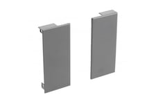 GTV - Raccord MBPRO pour façade intérieure I Connecteur avant intérieur pour tiroirs dans le système Modern Box Pro I Low Hauteur = 84 mm I Couleur anthracite I Finition solide