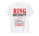 Ring Bearer Security Costume Idea For Kids Ring Bearer T-Shirt