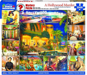 A Hollywood Murder Mystery Jigsaw Puzzle by White Mountain 76cm x 61cm