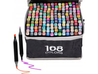 Extralink | Alcohol Marker Set | Felt-Tip Pens, Markers, Markers, 168 Colours