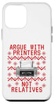 iPhone 12 mini Ugly Christmas Printer, IT Technician, Computer Office Funny Case