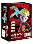 SILVERLIT Naruto - Figurine articulée de 12 cm - A Construire avec Ses Accessoires - Assortiment de 2 Personnages à Collectionner Naruto et Sasuke – avec Socle de Maintien - 54039