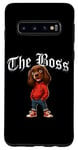 Coque pour Galaxy S10 Boykin Spaniel Dog The Boss Veste cool pour chien Maman Papa